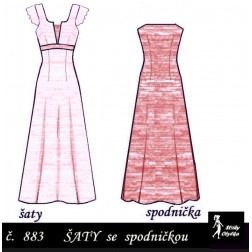 Plesové šaty se spodničkou Sissi