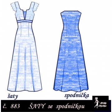 Plesové šaty se spodničkou Sissi