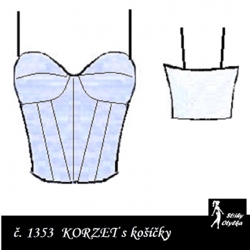 Korzet s košíčky Diana