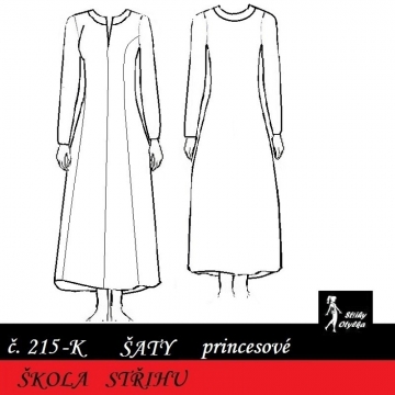 Škola střihu - ŠATY princesové, Simona