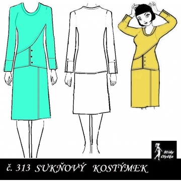 Sukňový kostýmek Božidara