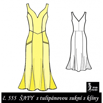 Šaty princesové s kapsami, Anna