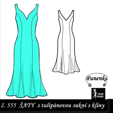 šaty na panenku