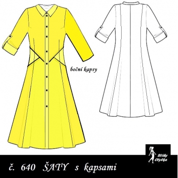 Šaty s kapsami Barbara