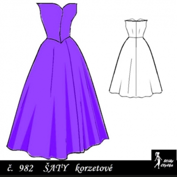 Šaty bez rukávů Margareta