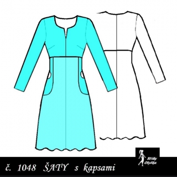 Šaty s kapsami Zita