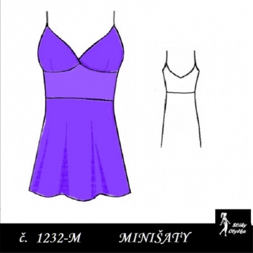 Minišaty na ramínka Kačenka