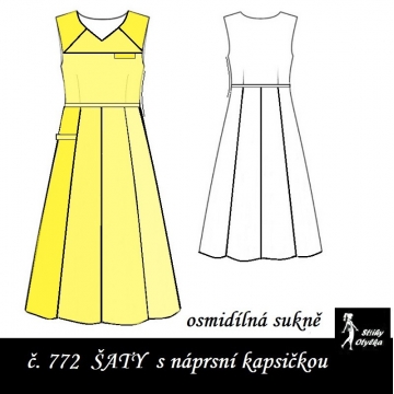 Šaty bez rukávů Dobromila
