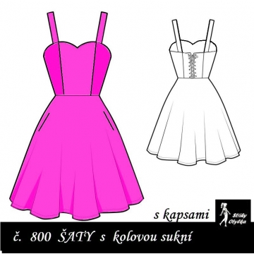 Šaty se šněrováním Evka