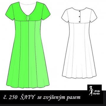 Šaty s véčkovým výstřihem Xena