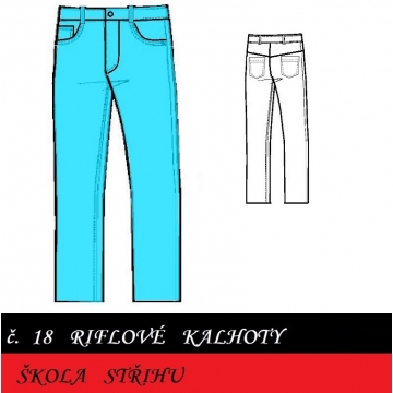 Škola střihu - KALHOTY Ríša