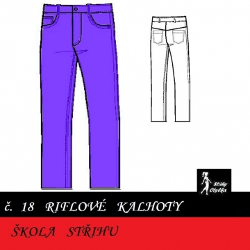 Škola střihu - KALHOTY Ríša