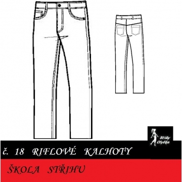 Škola střihu - KALHOTY Ríša