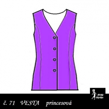 Princesová vesta Klára