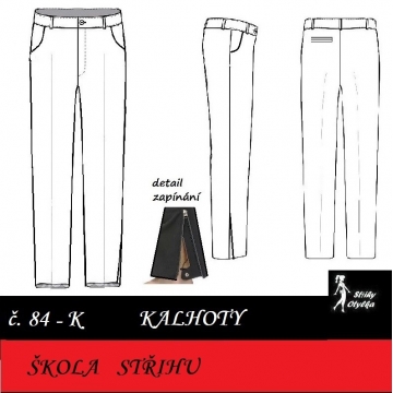 Škola střihu - KALHOTY Aleš