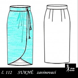 Zavinovací sukně Darinka