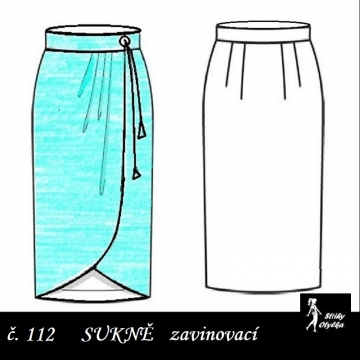 Zavinovací sukně Darinka