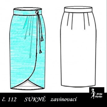 Zavinovací sukně Darinka