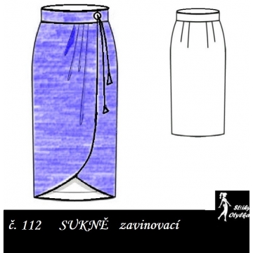 Zavinovací sukně Darinka