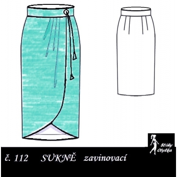 Zavinovací sukně Darinka