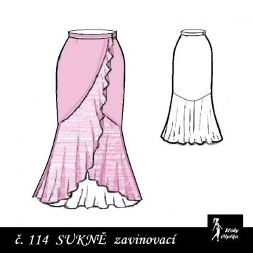 Zavinovací sukně, Deniska