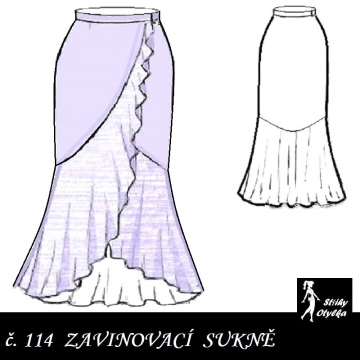 Zavinovací sukně, Deniska
