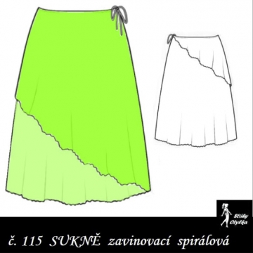 Zavinovací sukně Daniela