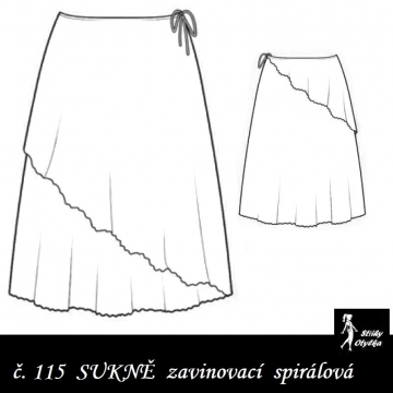 Zavinovací sukně Daniela