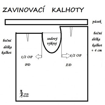 návod ŠITÍ: zavinovací KALHOTY hakama návod ŠITÍ: zavinovací KALHOTY hakama