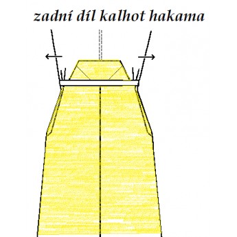 návod ŠITÍ: zavinovací KALHOTY hakama
